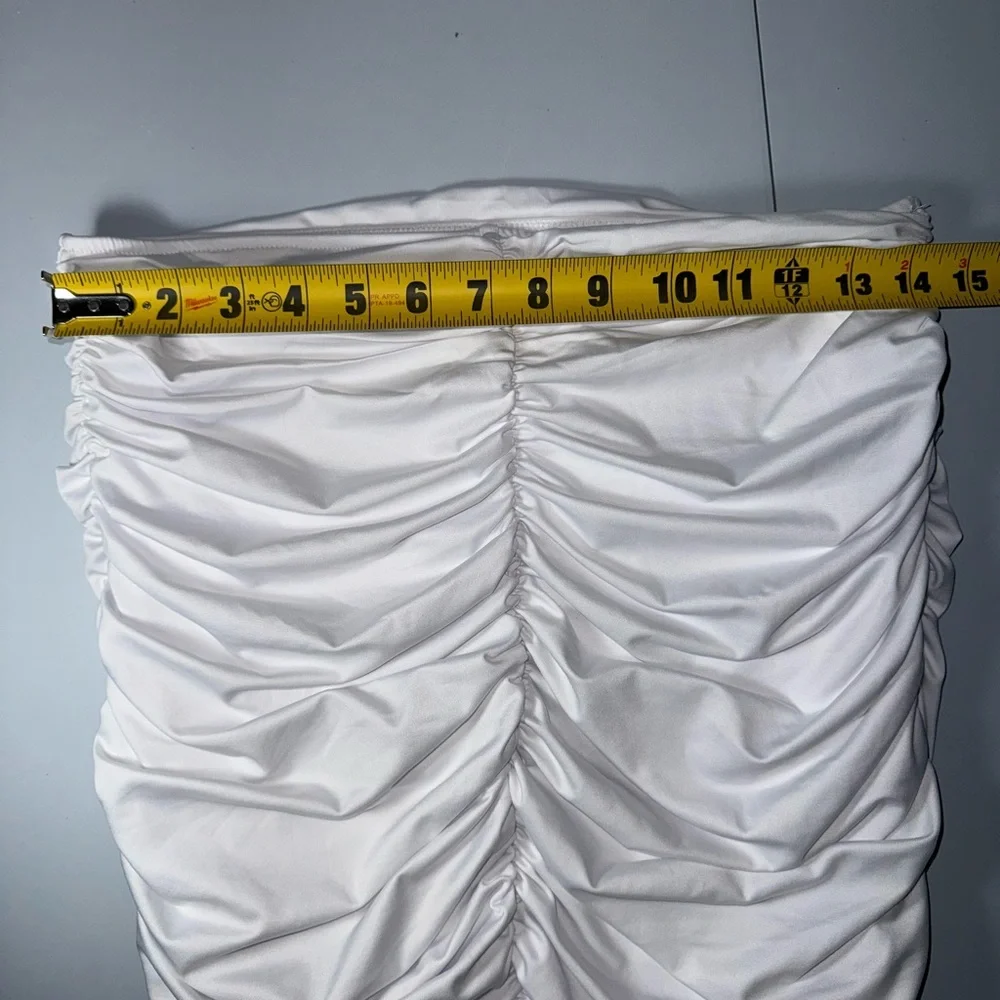 White two piece matching set dress - Picture 8 of 10